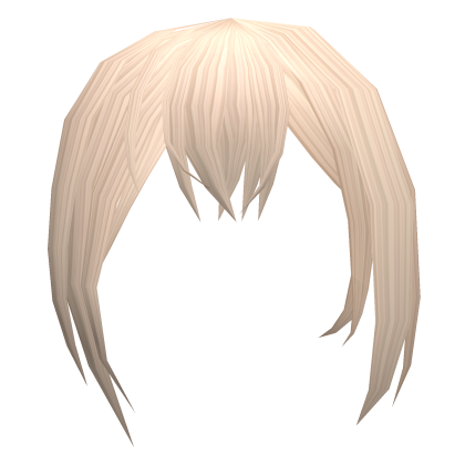 Kawaii Anime Messy Uneven Bangs in Blonde Roblox item