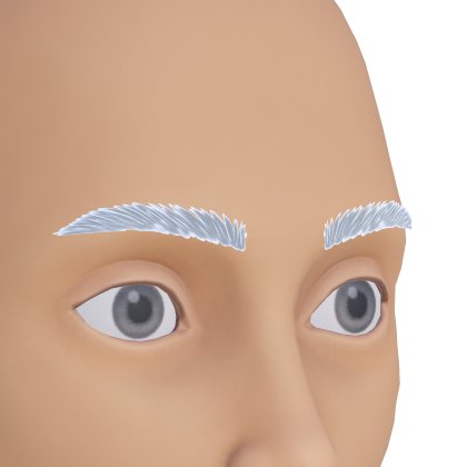 Natural Male Eyebrows Grey