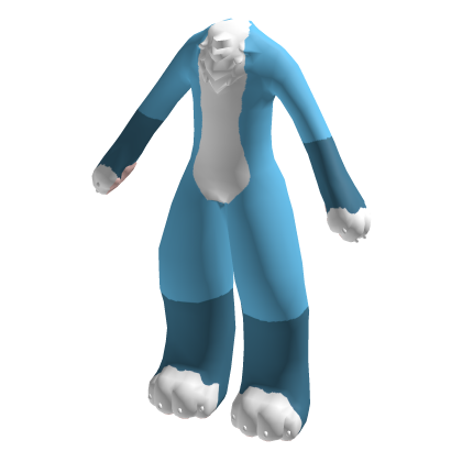 Light Blue Kemono Fox Fursuit thumbnail