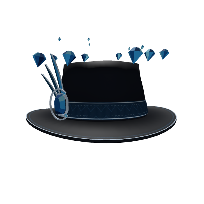 Midnight Sovereign Diamond Fedora
