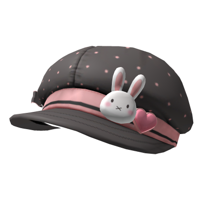 kawaii pink harajuku cap polka dots Roblox item