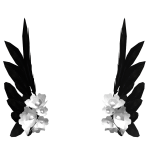 Crow Rose Feathers
