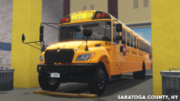[📱MOBILE] Autobusy szkolne w hrabstwie Saratoga, NY🚌