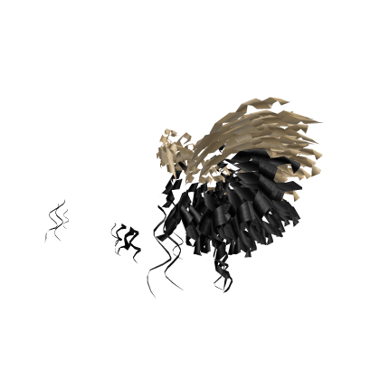 Skunk Stripe Ponytail 2/2 [Black/Blonde] Roblox item