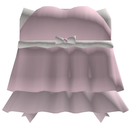 cute ruffled dress w/ bow pink
