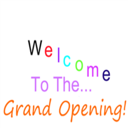 Welcome sign! Roblox decal