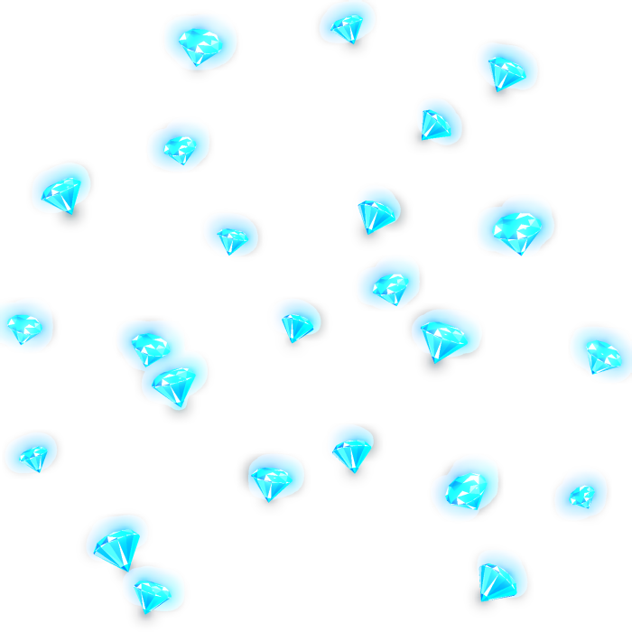 Emissive Glowing Diamonds