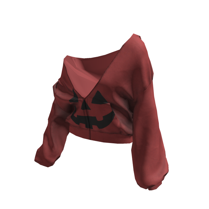 🎃 Halloween Pullover Baggy Hoodie Red&Black