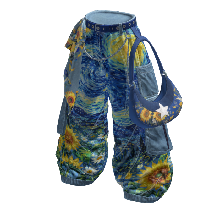 TOKYO UGC | Sunflower Dream Baggy Pants