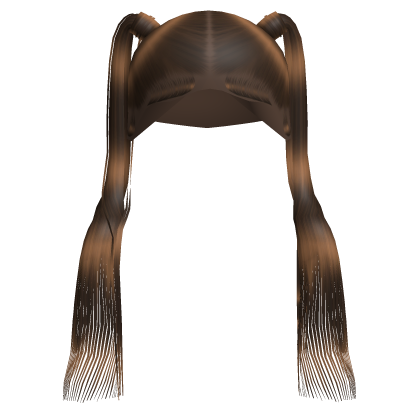 Sleek Lush Pigtails in Brown Roblox item