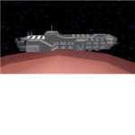 burning spaceship crash fan group
