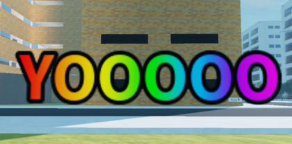 Rainbow Text Sign preview 1