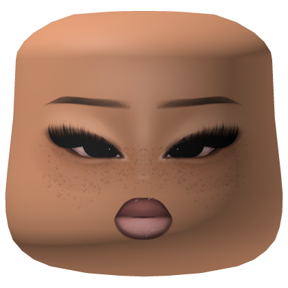 Blasian baddie makeup - Roblox