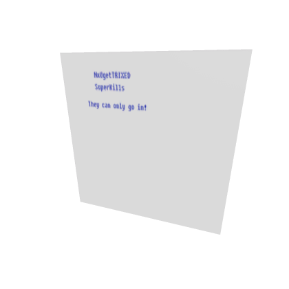 Admin door for NxUgetTRIXED