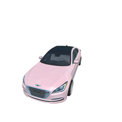 PINK CAR FOR PINK TRUCK
