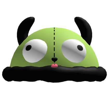 cute kawaii Green Alien GIR fluffy hat