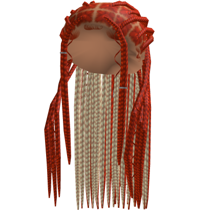 ⚜️•  long styled braids (Ginger & Blonde) Roblox item