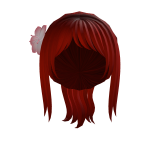 Flower Hair Red