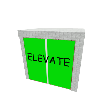 Elevator from Baldi's Basics With brick wall