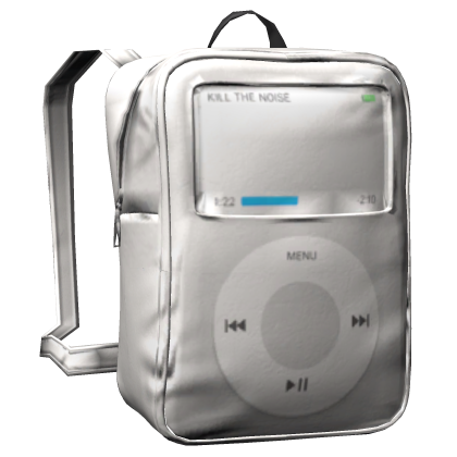 [3.0] White KillTheNoise Backpack Roblox item