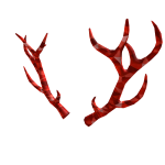 Red Sparkle Time Antlers