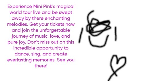 MINI PINK-WORLD TOUR