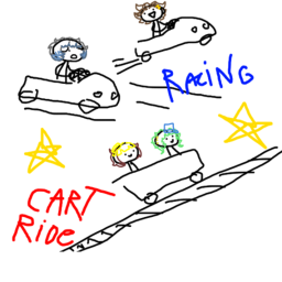 YTTD cart ride and racing FUN