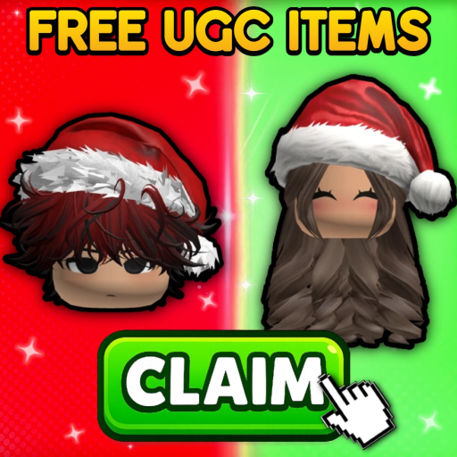 Click For Free UGC Items [CHRISTMAS HAIRS] official Roblox game thumbnail