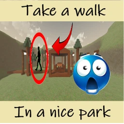 take a nice walk in a park icon