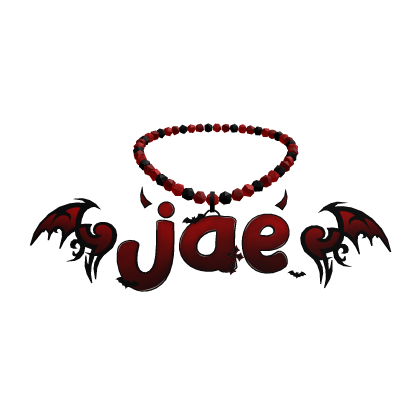 ♡ : jae red bat beaded 3.0 Roblox item