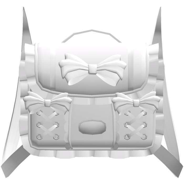 ♡ white adorable bow school bag (3.0)