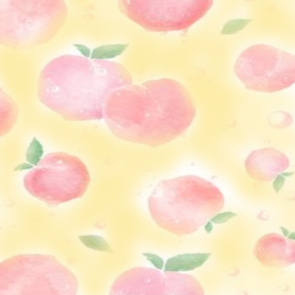 pastel yellow with peaches  Roblox decal