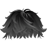 Swept Fluffy Messy Gray Hair 5.0