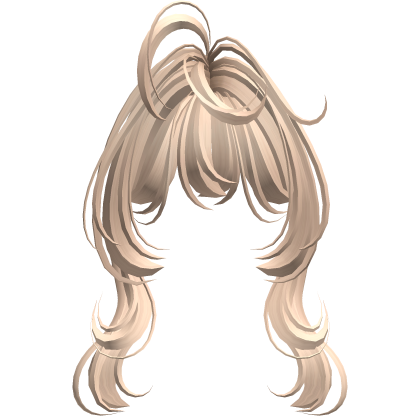 Anime Stylish Messy Girl Bangs (Blonde) Roblox item