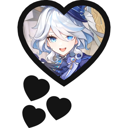 Furina Thinking Hearts Genshin Impact