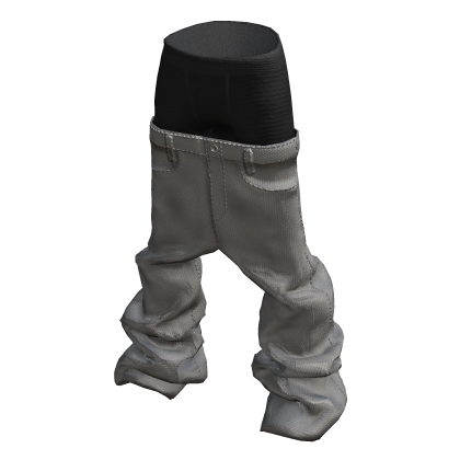 Bootcut Boxer Jeans (White)