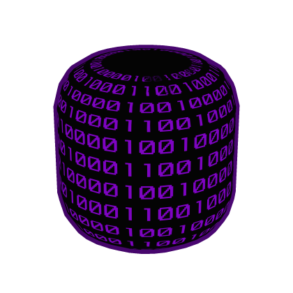 XL Purple Animated Hacker Head thumbnail