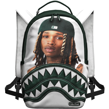 (1.0) Green King Von Sprayground Backpack