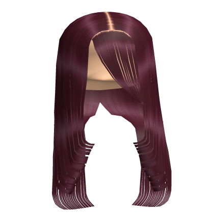 Violet Layered long hair w/ flipped edges & Bangs Roblox item