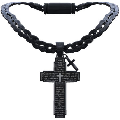 Black Holy Jesus Cross Cutesy 1.0