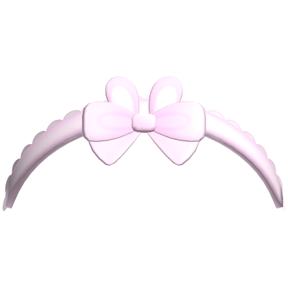 ♡‿・cutesy pink bunny headband  Roblox item