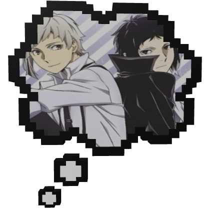 Atsushi and Akutagawa | Thinking Bubble  Roblox item