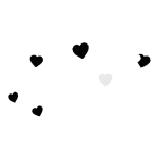  [ANIMATED] White and Black Heart Aura