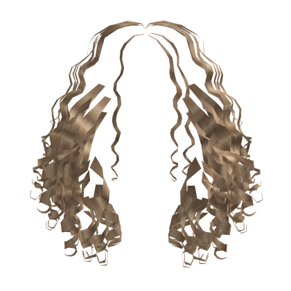 Curly Extensions[Blonde] Roblox item
