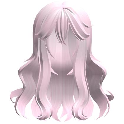 ♡ ꒰ fluffy anime pink moe wavy hair ꒱ ♡
