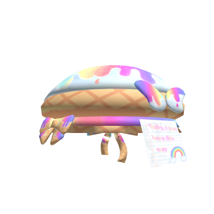Rainbow Ice Cream Hat 🍦🌈 thumbnail