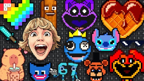 Color by Number ❤️ best pixel art