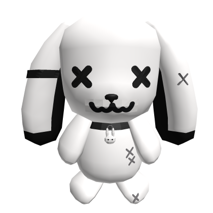 Huge Midnight Bunny Back Plushie