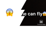 He can fly