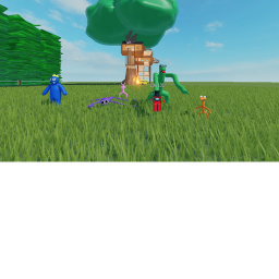 Survive rainbow friends!